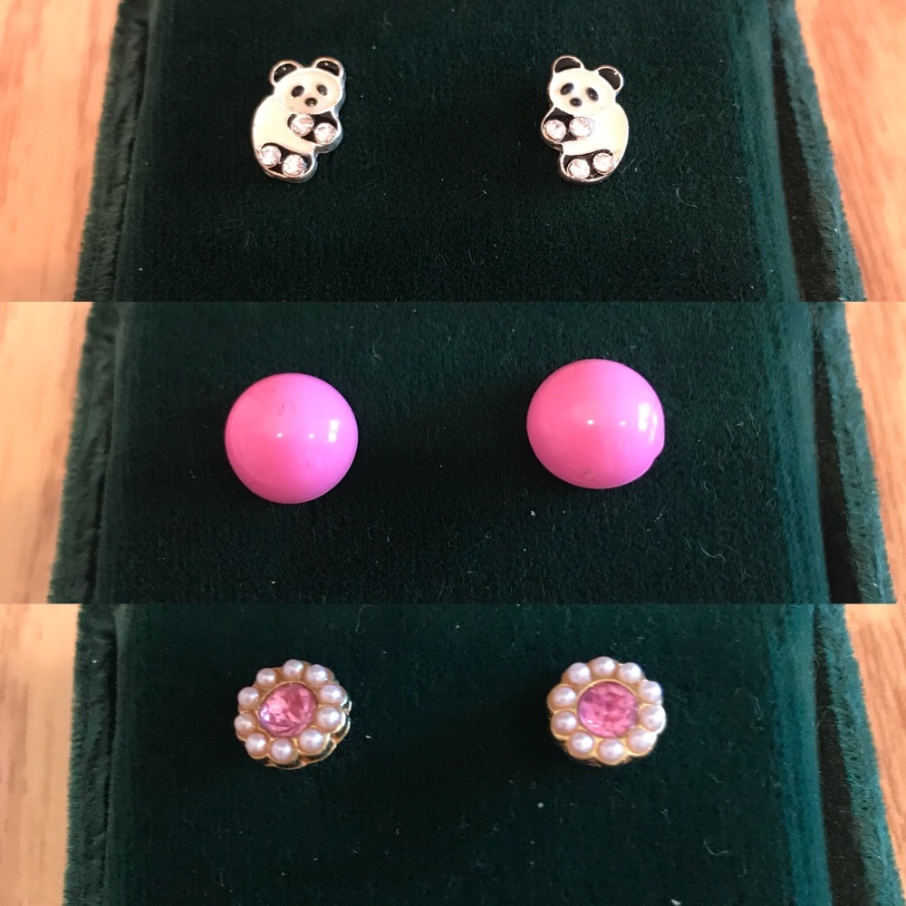 Bundle of 3 Pairs of Studs